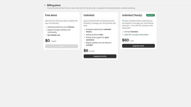 Themify: Theme scheduler
