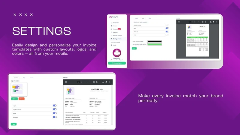 InvoGenie‑PDF & Order Invoice