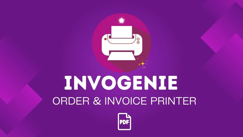 InvoGenie‑PDF & Order Invoice