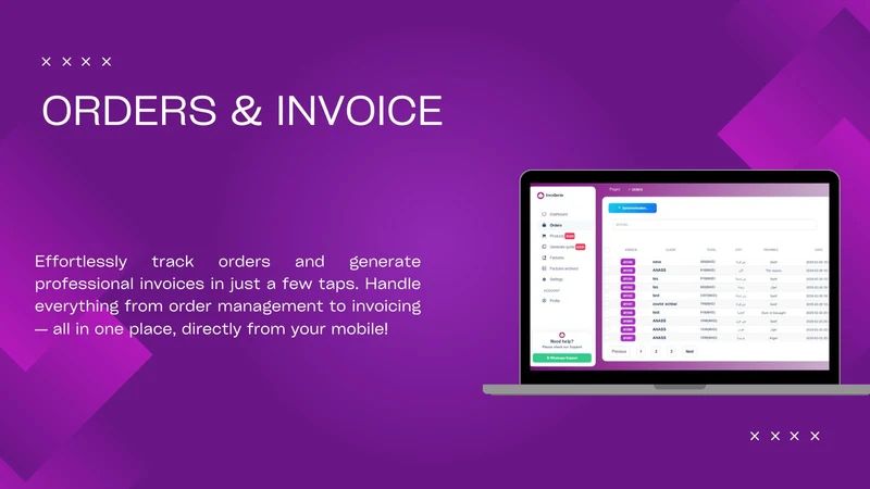 InvoGenie‑PDF & Order Invoice