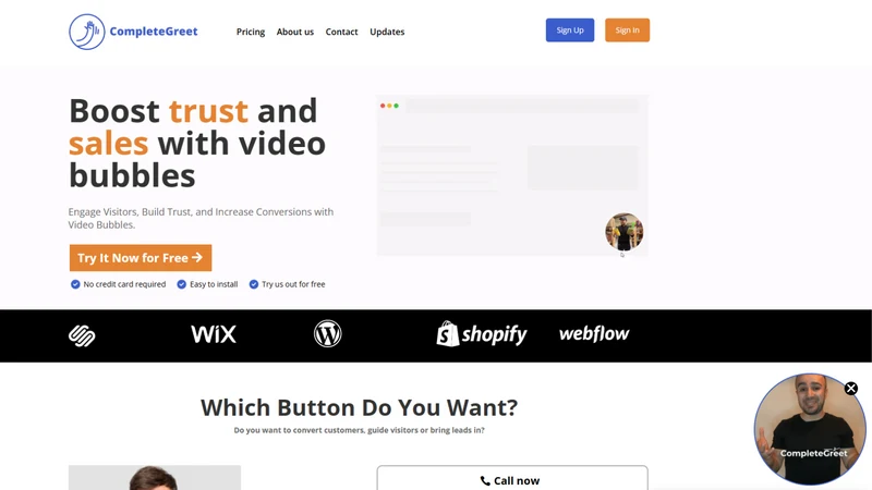 CompleteGreet Shoppable Video