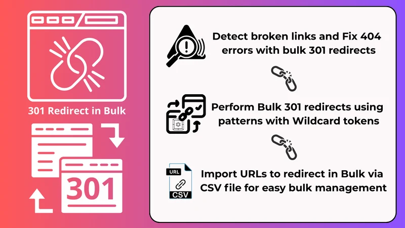 301 Redirect | Fix 404 Links