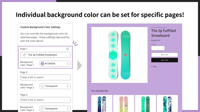 UR: Page Background Color
