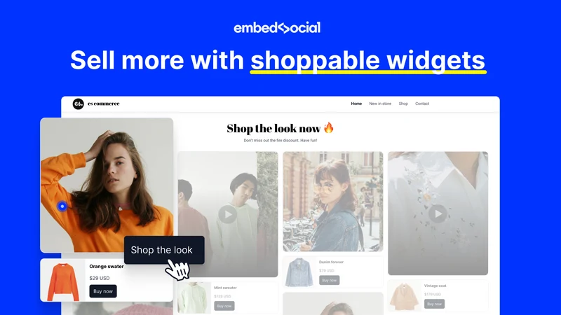 EmbedSocial: Shoppable UGC