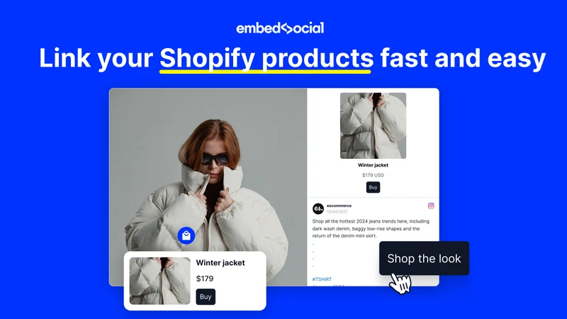 EmbedSocial: Shoppable UGC