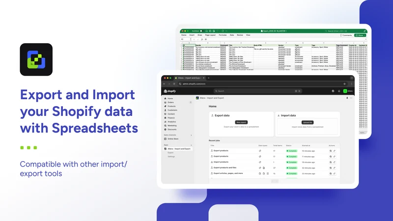 Altera ‑ Export and Import