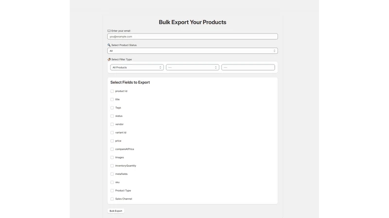 Bulkify | Product Bulk Export