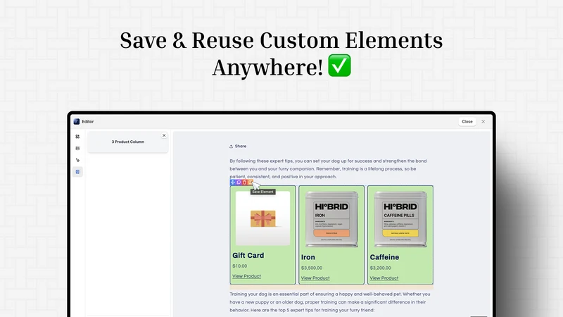Bloggify ‑ Visual Blog Editor