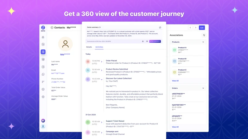 ZEPIC: Email & WhatsApp Flows