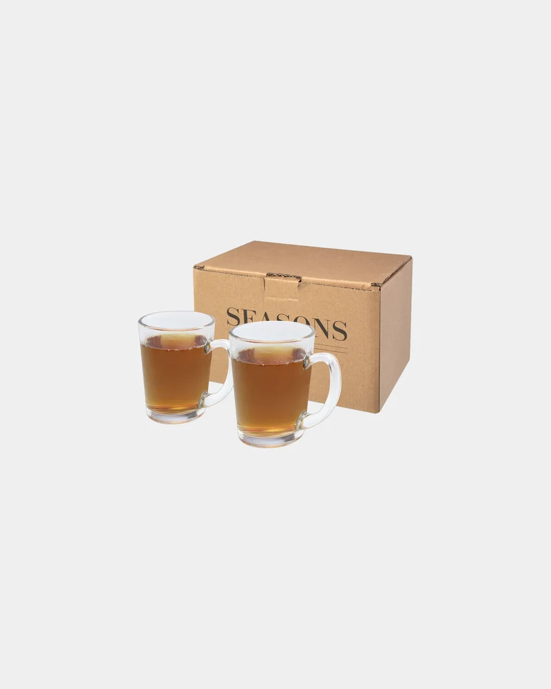Set de 2 vasos de vidrio Zeni 310ml para personalizar