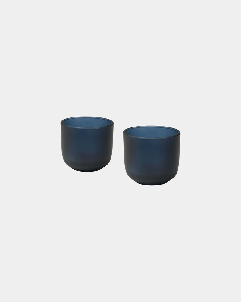 Vasos de vidrio mate 200ml lote de 2 para personalizar