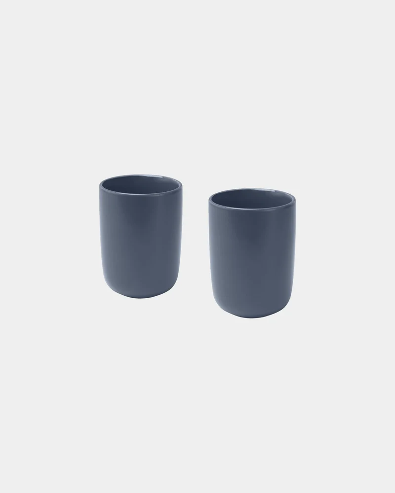 Set de 2 tazas cerámica mate 350ml para personalizar