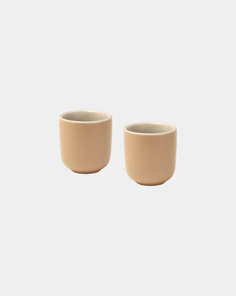 Set 2 tazas de café cerámica 90ml para personalizar