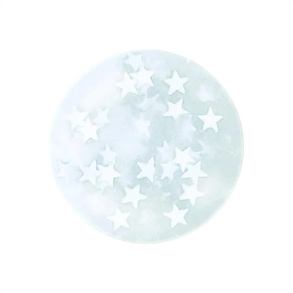 Esmalte Uñas Estrellas Blancas - Base Agua Inuwet
