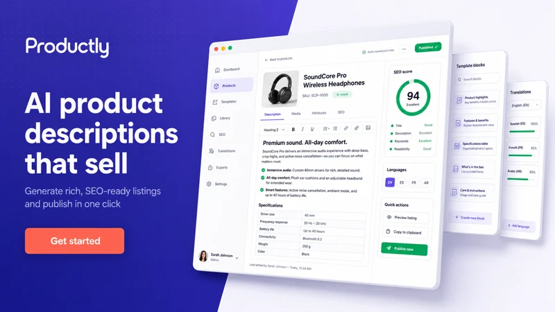 Productly: AI Product Content