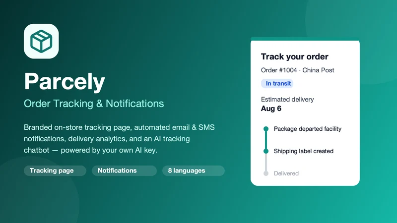 Parcely: Order Tracking