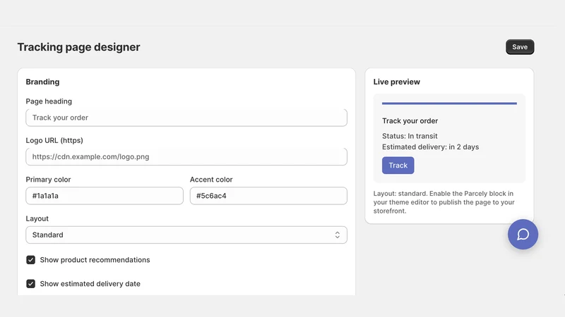 Parcely: Order Tracking