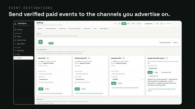 Paid Signal ‑ Scale on Buyers