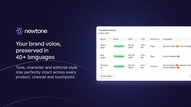 Newtone: Enterprise Translate