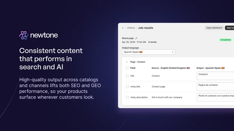 Newtone: Enterprise Translate