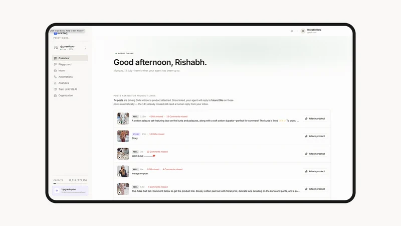LinkFliQ: Instagram Automation