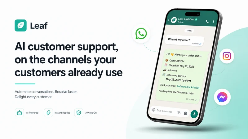 Leaf: AI Customer Support