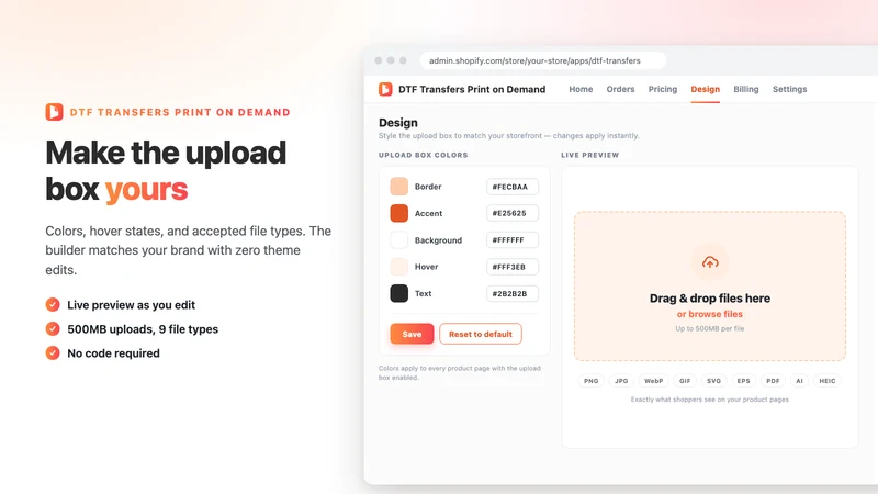 DTF On Demand & Dropshipping