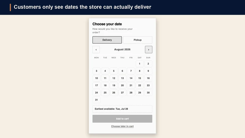 Lot Foundry Delivery & Pickup