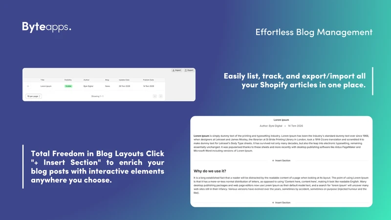 Blog Customizer by Byte Apps