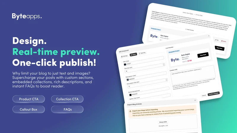 Blog Customizer by Byte Apps
