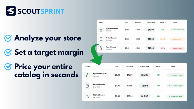 ScoutSprint: Bulk Price Editor