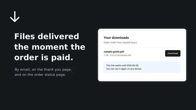 Handoff Digital Downloads