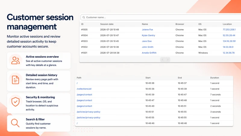 Customer Login Manager