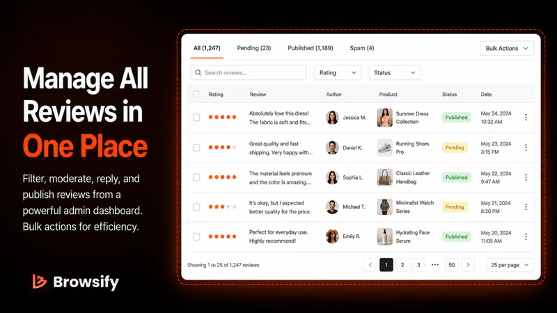 Browsify: Product Reviews App