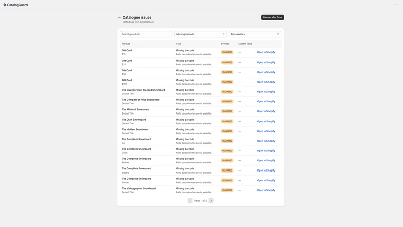 CatalogGuard