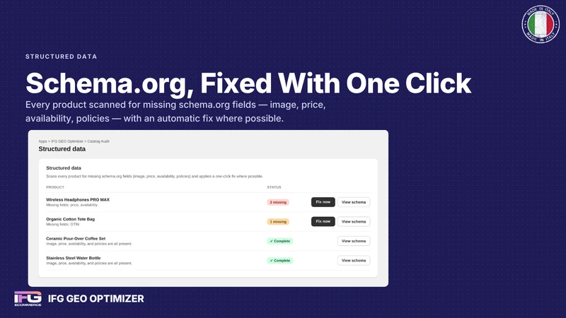 IFG GEO Optimizer: AI SEO/AEO
