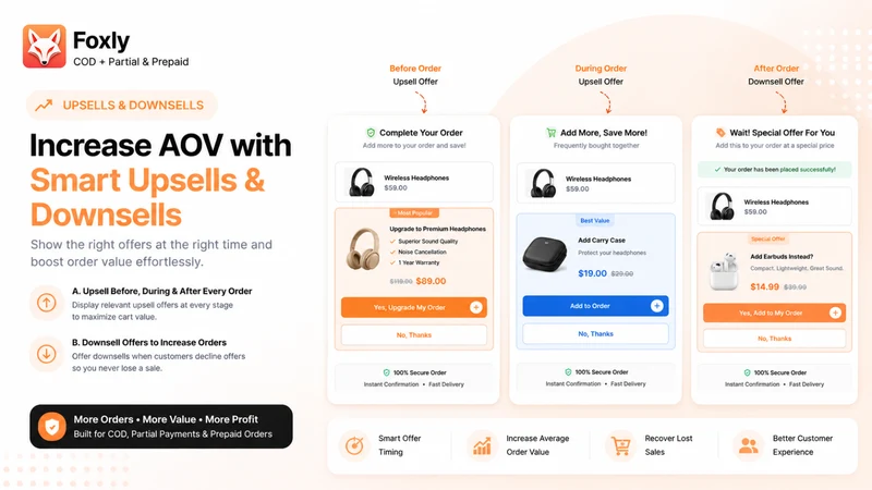 Foxly COD + Partial & Prepaid