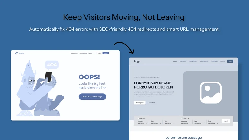 CI SEO & 404 Redirects Manager