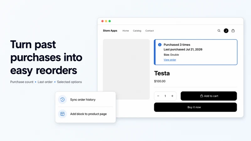 BuyTrail ‑ Purchase History