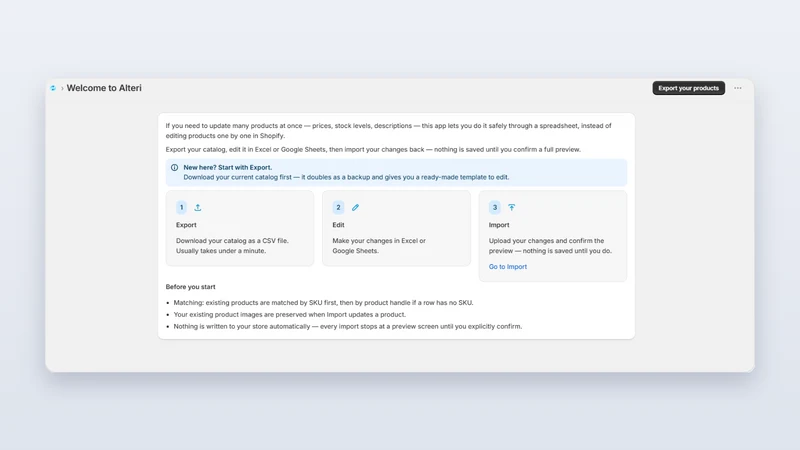 Quick CSV ‑ CSV & XLSX handler