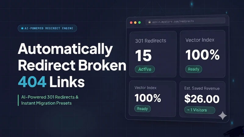 CartCraft: Smart 404 Redirects