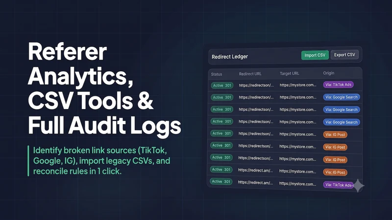CartCraft: Smart 404 Redirects