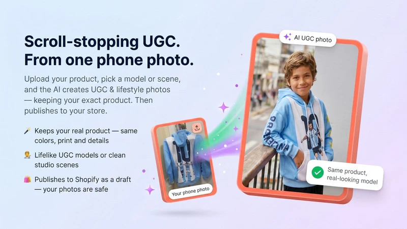 UGC Publisher: AI Photo Studio