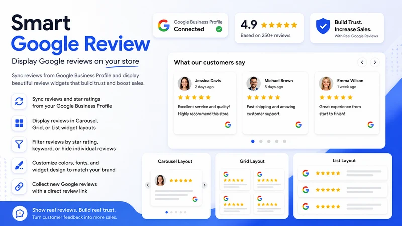 Trustio Smart Google Reviews