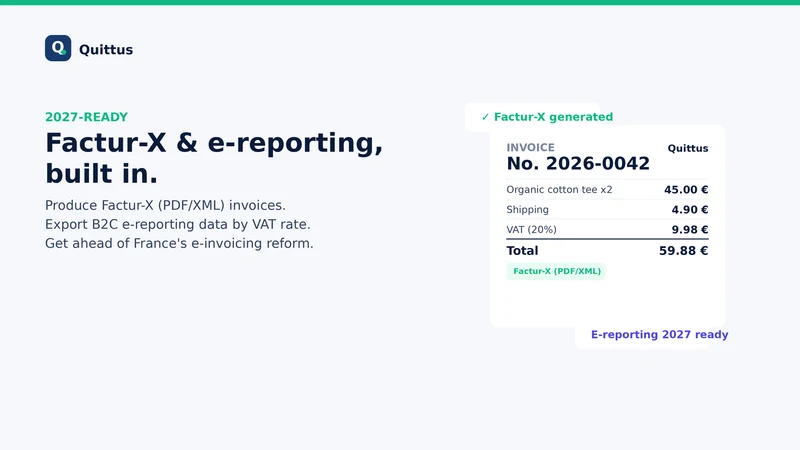 Quittus — Compliant Invoices