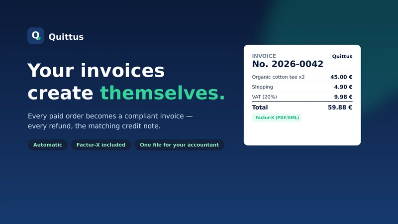 Quittus — Compliant Invoices