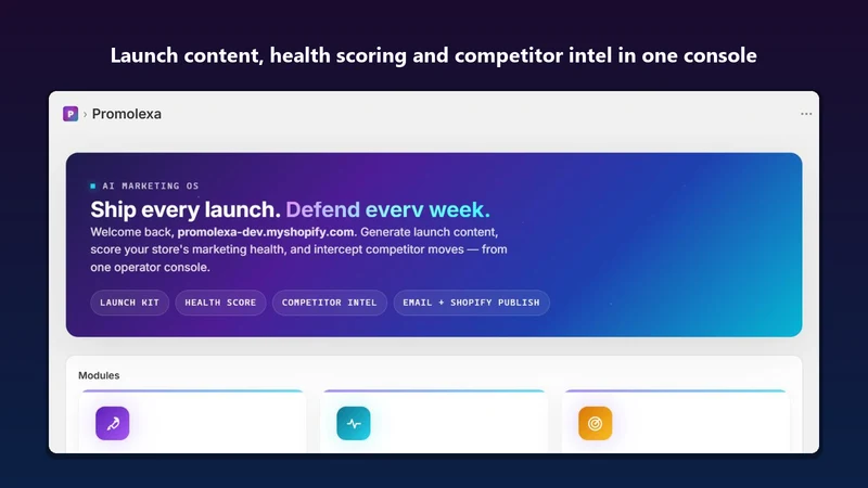 Promolexa: Competitor Alerts