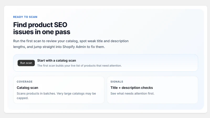 WebSoft Product SEO Checker
