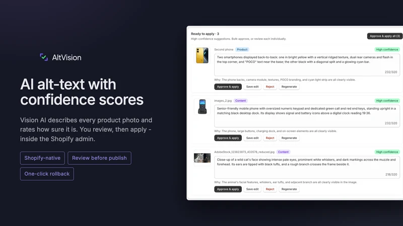 AltVision: AI SEO for Photos