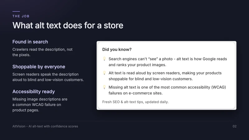 AltVision: AI SEO for Photos